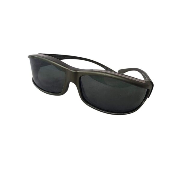 Foster Grant Accessories - Foster Grant Solar Shield Polarized Fit Over Sunglasses AH1024 FO-036 Olive Gray